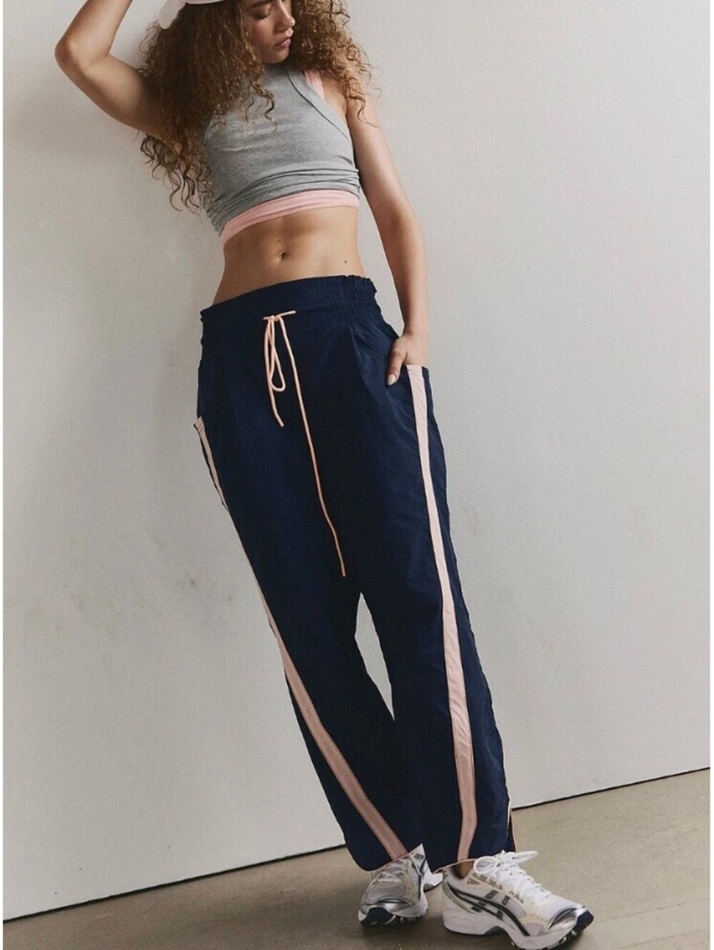 FP Movement Champ is Here Track Pants (Navy/Peach) - Size S